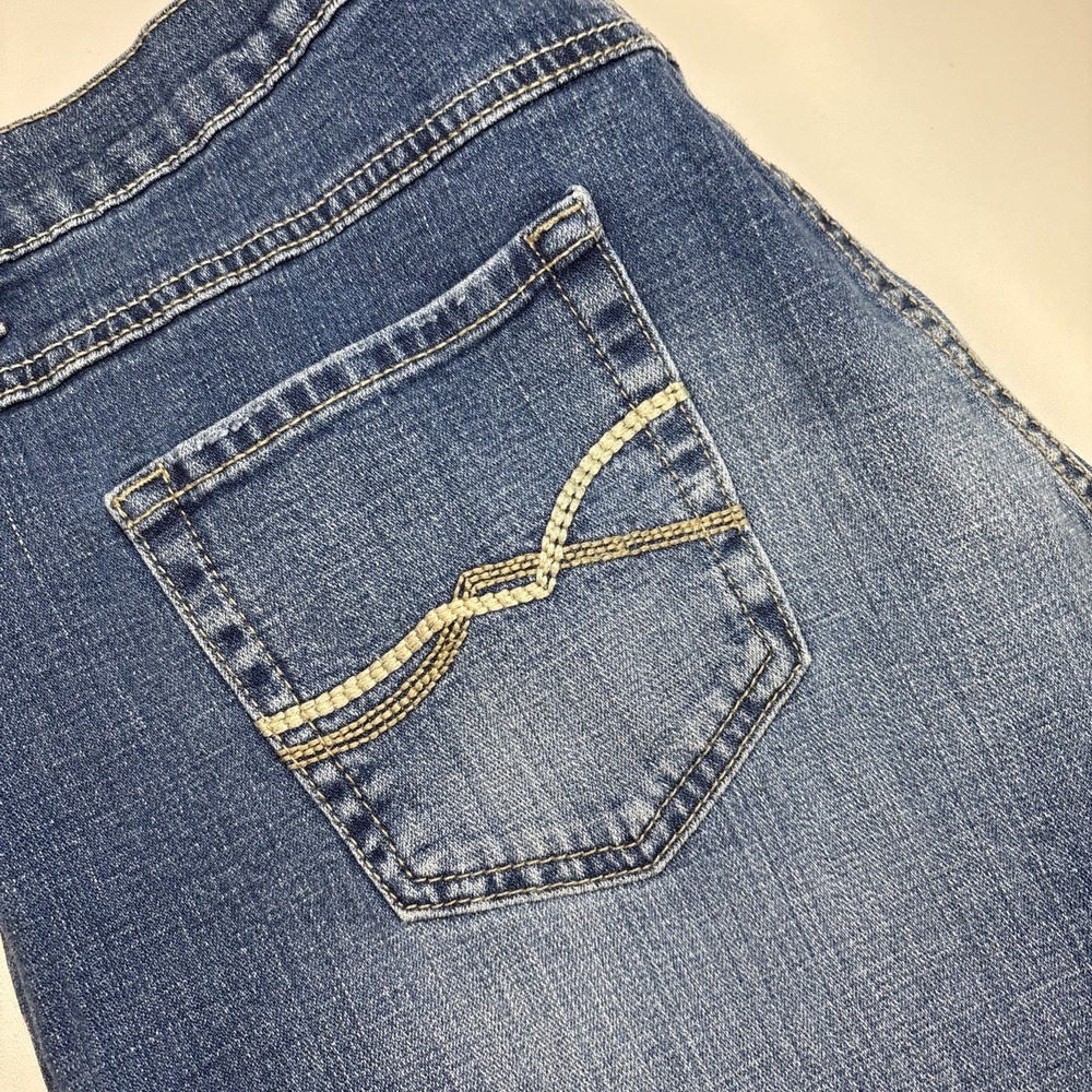 Nine West Jeans Women's 16/32 Mid‎ Rise American Relaxed Distressed